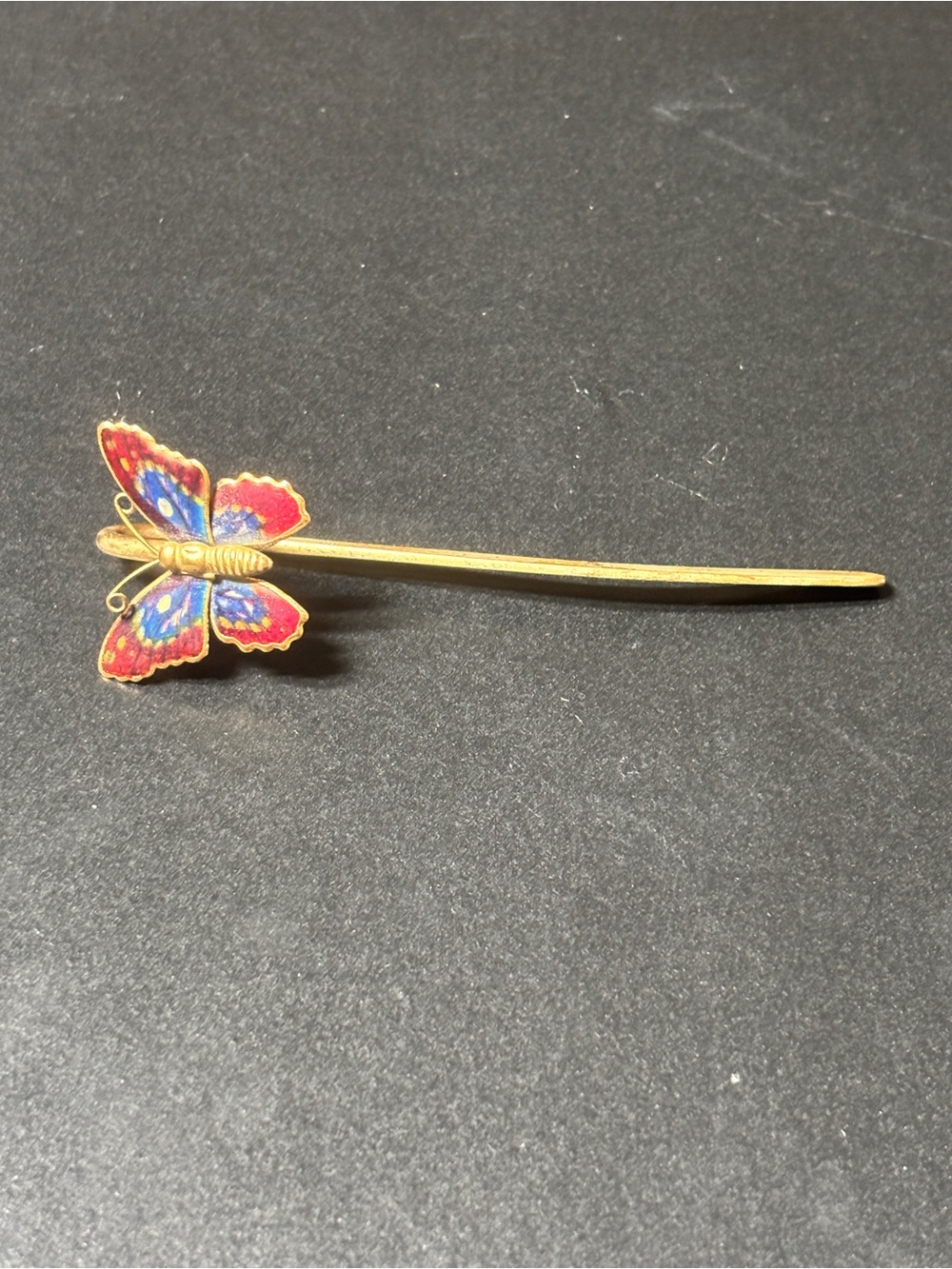 Vintage Brass Butterfly Bookmark